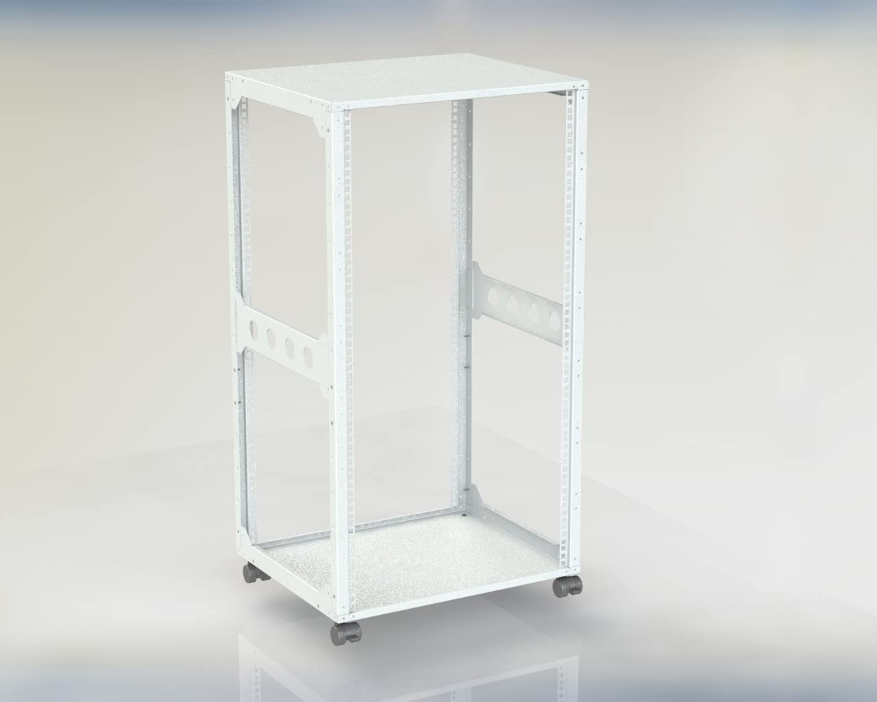 21U Mini 482.6mm (19") Rack/Armadio - 440mm Profondità - grigio chiaro - 482.6mm (19 Pollici) Armadio Server - Armadio Rack
