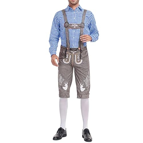 Costume traditionnel bavarois homme en lin et coton de qualité