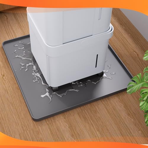 GCGOODS Drip Tray Compatible with Midea Cube Dehumidifier, Silicone Mat with Raised Edge Prevent Liquid Spillage, Cube Dehumidifier Accessories, Protect Floor & Prevent Leakage