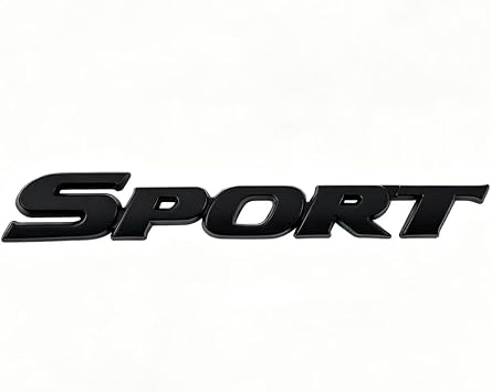 1pc sport car badge emblem sticker 3D metal letter decal for Honda Civic IX/9 Sedan | 2012-2014, tailgate boot side fender decoration waterproof self-adhesive 16.8cm*2.4cm,Black