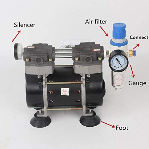 Win Outdoor HZW-165 2- Stage 50L/M Oil Free Lab Vacuum Pump Oilless Medical Mute Pump Hzw-165 thumb #2