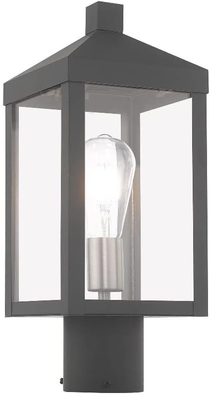 Livex Lighting 1 Light Bronze Outdoor Post Top Lantern