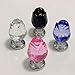 4Pcs Toilet Button Pushers, Crystal Rose Toilet Flush Buttons Aid Toilet Press Tool for Women Manicures Long Nails