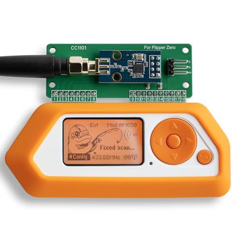 CC1101 Module for Flipper Zero – Sub-G 433MHz RF Sniffer, Signal Transmitter and Receiver, Remote Control Emulator, GPIO Expansion Devboard, Plug and Play