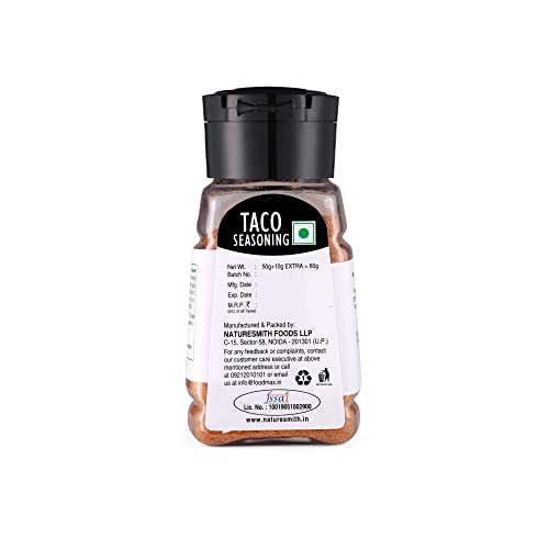 Image of NATURESMITH TACO SPICE SEASONING-50g || SMALL SPRINKLER SEASONING JAR ||