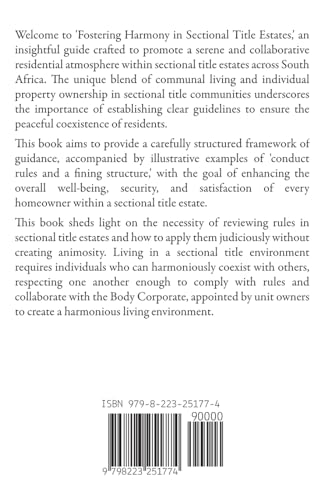 Fostering Harmony in Sectional Title Estates