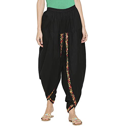Indiankala4U Dhoti Salwar Tulip Pants for Women Chikankari Hand Embroidered Palazzo, Cotton Indiankala4U Dhoti Salwar Tulip Pants for Women Chikankari Hand Embroidered Palazzo, Cotton