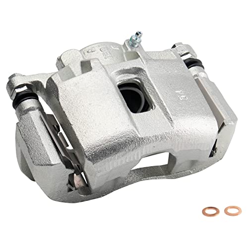 Image of TRQ Front and Rear Brake Caliper Set Zinc Coated Brackets Compatible with 2004-2008 Acura TSX 2003-2007 Honda Accord