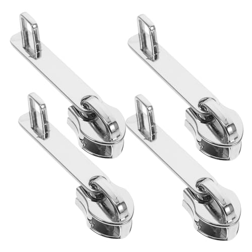 LIFKOME 4Pcs Metal Zipper Pull Tabs for Luggage Durable Zipper Replacement Tools with Elegant Design Smooth Operation and User Friendly Lock for Suitcases Bags