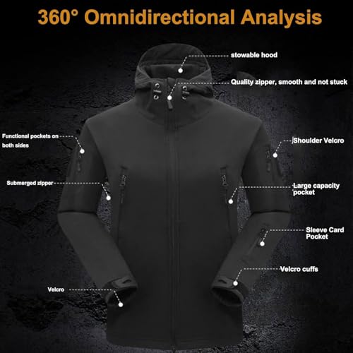 Set uniforme mimetica militare, giacca tattica e pantaloni, tuta da combattimento impermeabile per allenamento all'aperto e militare