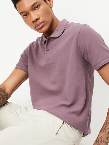 Image of Max Men's Half Sleeves Regular Fit Solid Polo T-Shirt