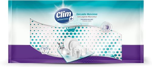 Posavajillas Clim antibacterial 100% microfibra con espuma, caja de 7 unidades 2