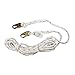 Liberty Line Bison 50 Foot Vertical White Polydac Rope Lifeline with Snap Hooks at Both Ends