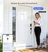 Veise VE017 Fingerprint Smart Door Lock, App Control, 8-in-1 Keyless Entry, Auto Lock, Emergency Power Port, Electronic Touchscreen Keypad, Biometric Smart Locks for Front Door, Matte Black