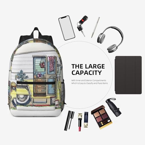 Sac à dos pour ordinateur 43 cm noir Happy Campers - 7