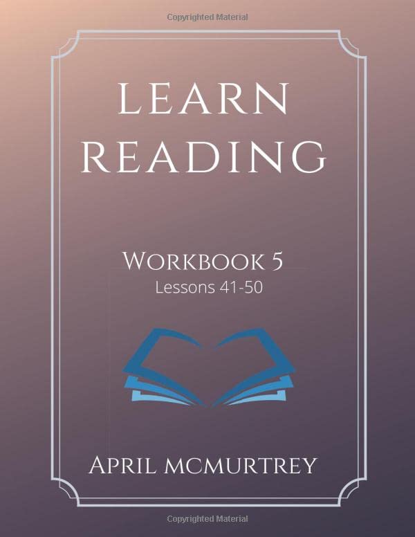 Learn Reading Workbook 5: Lessons 41-50 (Learn Reading Workbooks)