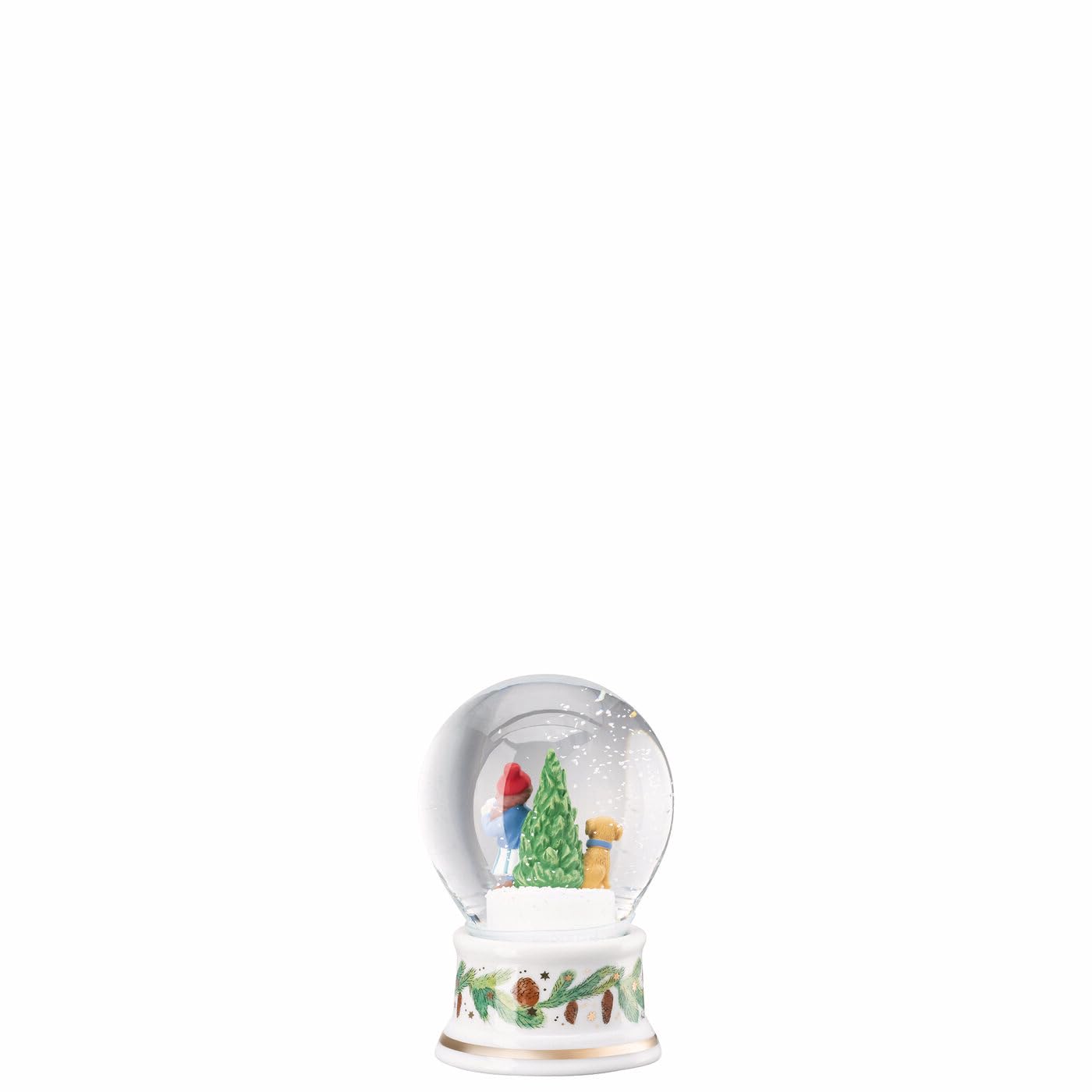 Hutschenreuther Weihnachten Sammelkollektion 2025 Schneekugel Weihnachtsspiele Höhe 12 cm; Jahresartikel
