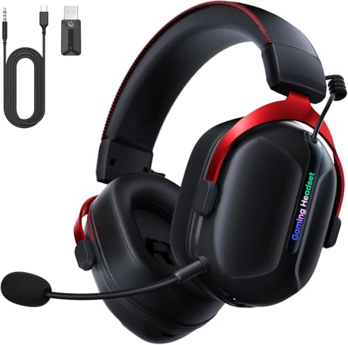 Amazon.co.jp: Gvyugkeゲーミングヘッドセット ワイヤレスヘッドセット
