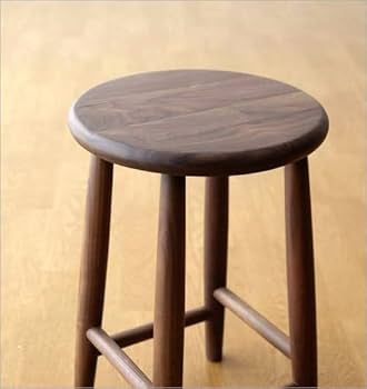 Amazon.co.jp: スツール 木製 丸椅子 おしゃれ 天然木 無垢