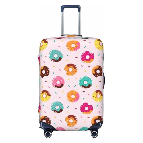 Donut For Travel Luggage Cover Suitcase Protector Fits 18-32 Inch Travel Luggage Protector Elastic Luggage Anti-Scratch Suitcase Cover
