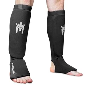 Meister MMA – Padded Shin Guards and Instep in Stretch Fabric