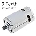 ZVKV 18V RS550 DC Micro Gear Motor 25000RPM 9Teeth 7.9mm Saw Motor for Heavy-Duty DIY Electric Tools, 7.9mm Compact Gearbox