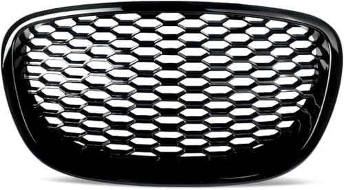 Calandre nid d'abeille noir brillant de haute qualité pour pare-chocs Seat Leon 1P1 et Altea