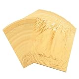★ BREITE ANWENDUNG: Dieses Blattgoldblatt ist die perfekte Wahl für Schleim, Gemälde, Nagelkunst und handwerkliche Dekorationen. Es kann auch verwendet werden, um Möbel, Skulpturen und andere Innenarchitektur- und Kunstprojekte zu dekorieren.