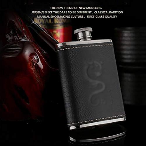 Heupfles voor Drank, 304 Rvs Pocket Kolf Flagon met Trechter voor Mannen Klimmen Bar Pocket Alcohol Drinken Kolf (Size : 3oz/88ml) - Image 3