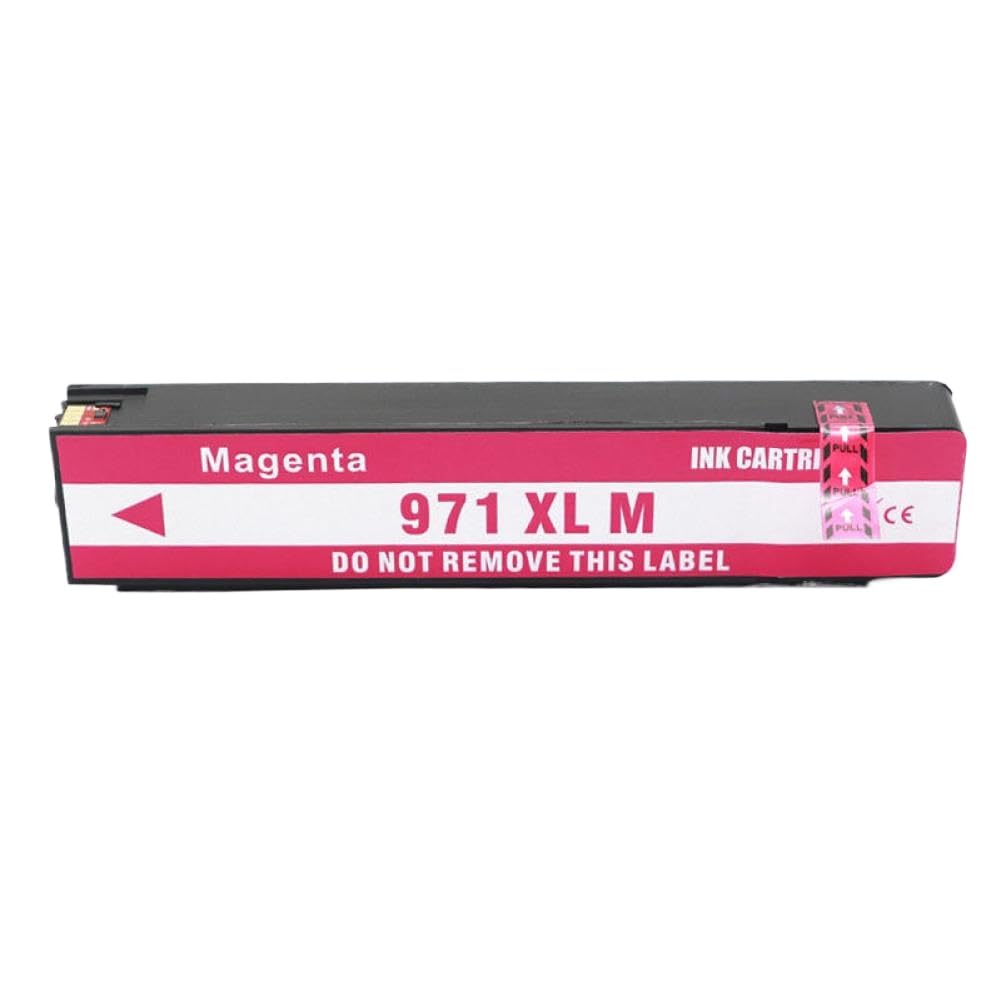 Cartucho de Tinta Compatible con 970XL 971XL para Officejet Pro X476dw X451dw X576dw X551dw N625(971XL-M)