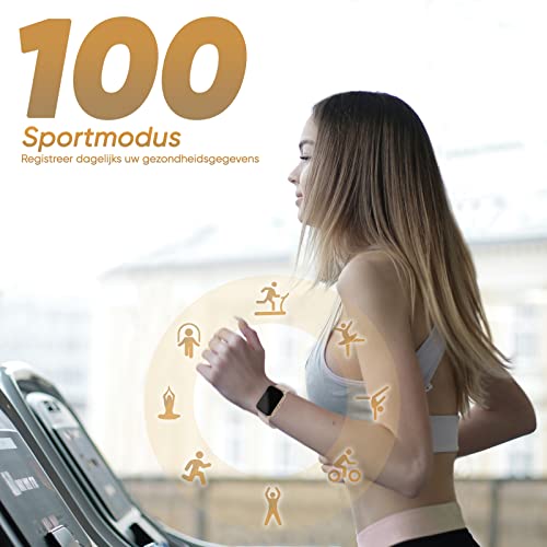 Dachma Horloge dames smartwatch telefoonfunctie - 1,85 inch smartwatch dames met WhatsApp-functie dames smartwatch… - Image 4