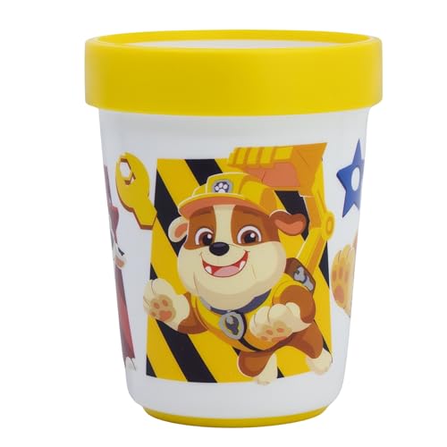 Stor Gobelet réutilisable bicolore avec base antidérapante de 260 ml Pat' Patrouille