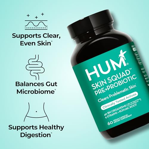 HUM Skin Squad Probiotic Capsules