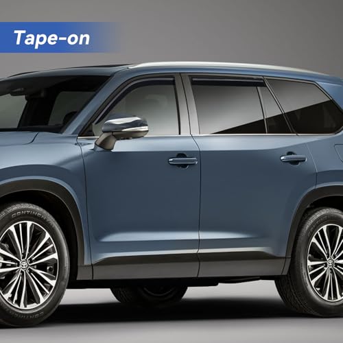 Image of Window Visors Rain Guards for 2024 2025 2026 Toyota Grand Highlander & Lexus TX, Out-Channel Window Vent Wind Deflectors Visors Shades