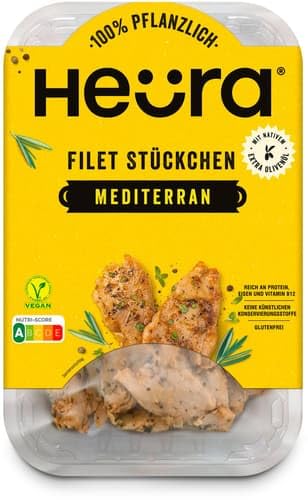 Heura trozos de filete VEGANO mediterráneo (0.16 kg)