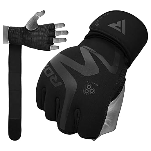 RDX Innenhandschuhe MMA Boxbandagen Handschuhe Kampfsport Sandsackhandschuhe Sparring Innere Grappling Trainingshandschuhe (MEHRWEG)