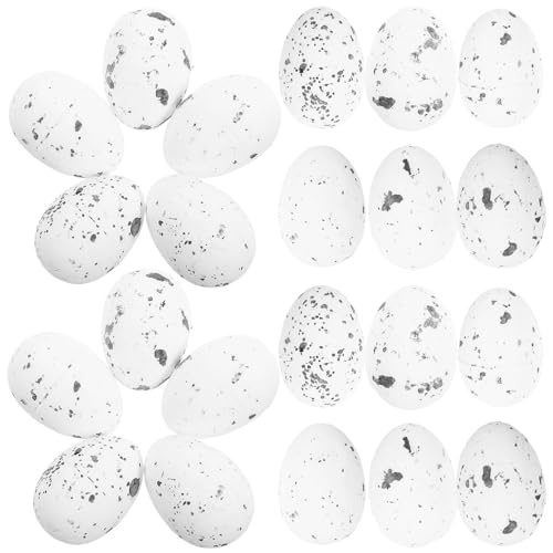 CHICAMPERA Huevos de Pascua Versátiles y Encantadores en Color Claro de Espuma 50 y Accesorios de Fiesta para Decoración DIY para Manualidades y Adornos Festivos