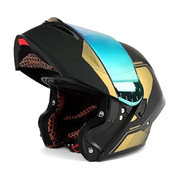 full face motorcycle helmet with bluetooth