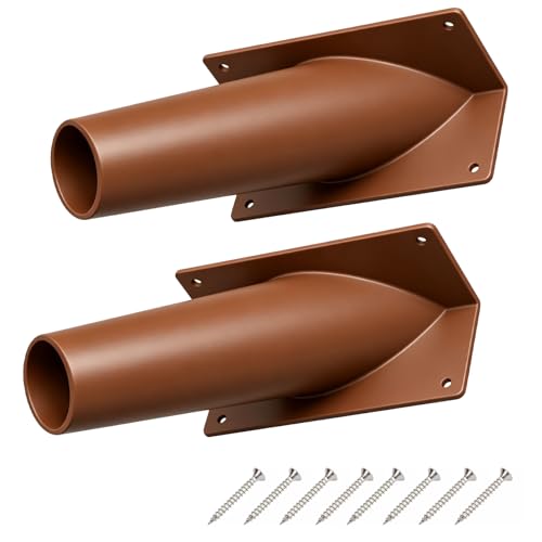 Bat Removal Cone Bat One Way Door Bat Exclusion Device Bats Exclusion Tube for House Attic Control Removal (Right Angle 2 Pcs)