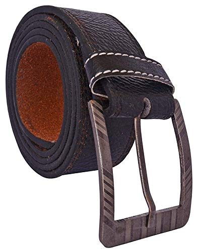 Image of Veteran Men's Black Formal Syntheic Belts Formal /Casual Belt for Men(V-0359vt)