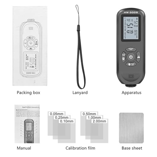 Medidor de Grosor de Recubrimiento Micro 0-2000 Um AGX91 miniatura 5