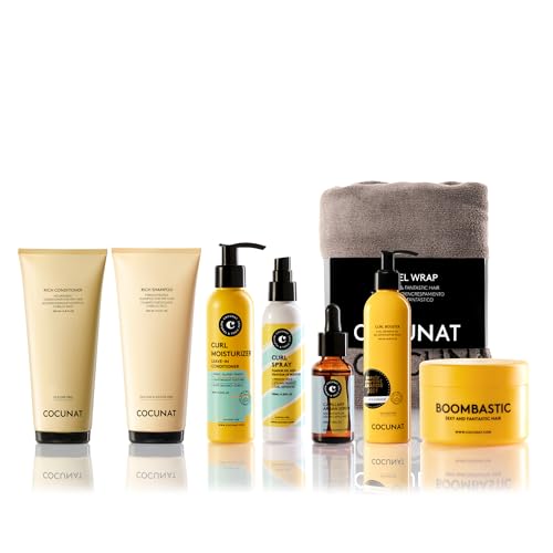 COCUNAT - Rutina Rizos Definidos - Champú, Acondicionador,...