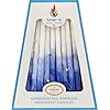 Thedreidelcompanyhanukkahcandles45chanukacandlesdecorativefrostedbluelightbluewhitehandmade  Urban Country Home Decor The dreidel company hanukkah candles 45 chanuka candles decorative frosted blue light blue white hand made  urban country home decor