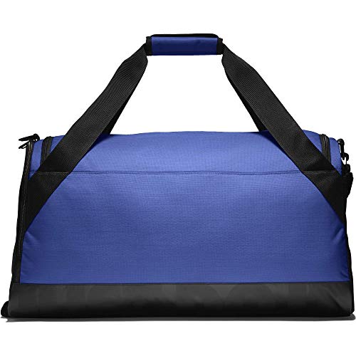 NIKE Brasilia Training Duffel Bag, Game Royal/Black/White, Medium