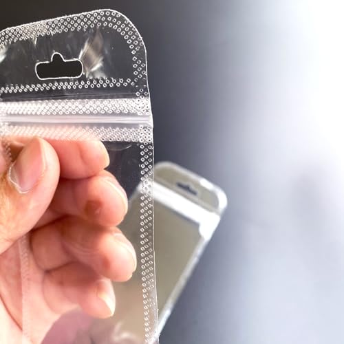 Image of 100 Pcs Resealable Beadable Pen Packaging Bags for Small Business,Clear Zipper Smell Proof Storage Bags for Party Favor Food Storage, Jewelry, Cosmetic,Candy (3.14x10.6inch)