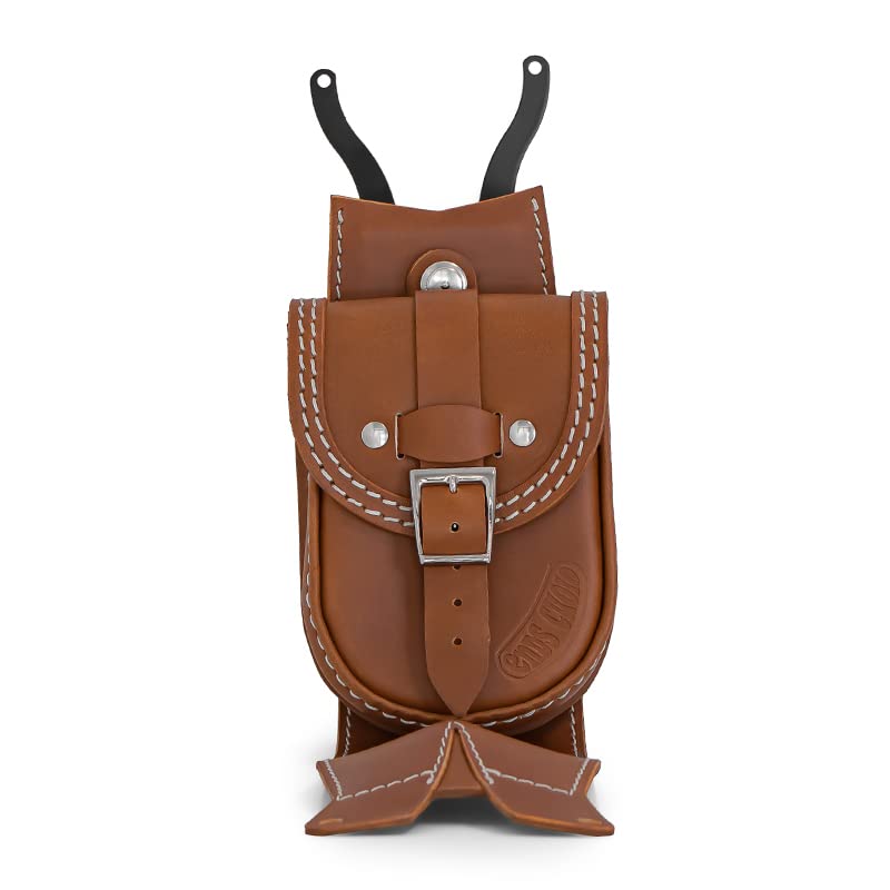 ends cuoio Removable Genuine Leather Tank Backpack with Quick Release for Indian Scout (2015-2024), Including Sixty, Bobber, Bobber Twenty, Rogue, and Rogue Sixty Variants