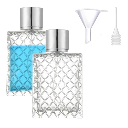 Ampia applicazione: le bottiglie di profumo in vetro possono essere utilizzate per profumi, oli essenziali e deodoranti per ambienti e possono essere utilizzate anche per mescolare profumi, sostituire la bottiglia originale, ecc.