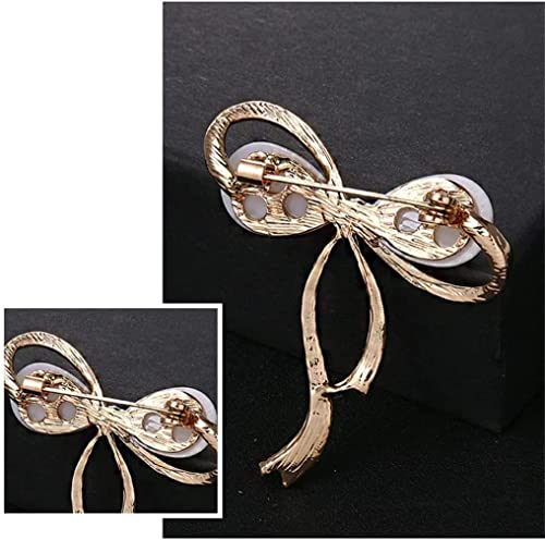 Brooch Bow broches vêtements fixes clips collier épingle à revers châle - 2