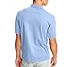 Hanes Men's Short-Sleeve Jersey Pocket Polo (Pack of 2), Light Blue, Large