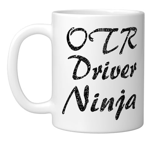 OTR Driver T-Shirt Mug White